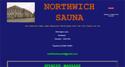 Desktop Screenshot of northwichsauna.co.uk
