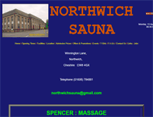 Tablet Screenshot of northwichsauna.co.uk